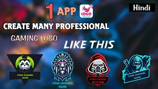 How to make gaming logo || How to create a professional gaming logo in mobile || Free logo