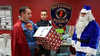 Santa and Superman help RUPD Newark!