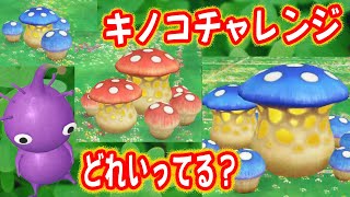 Pikmin Bloomキノコチャレンジって何？どれにいけば正解？簡単に☆４いけます。「ピクミン ブルーム」ピクミンGO！