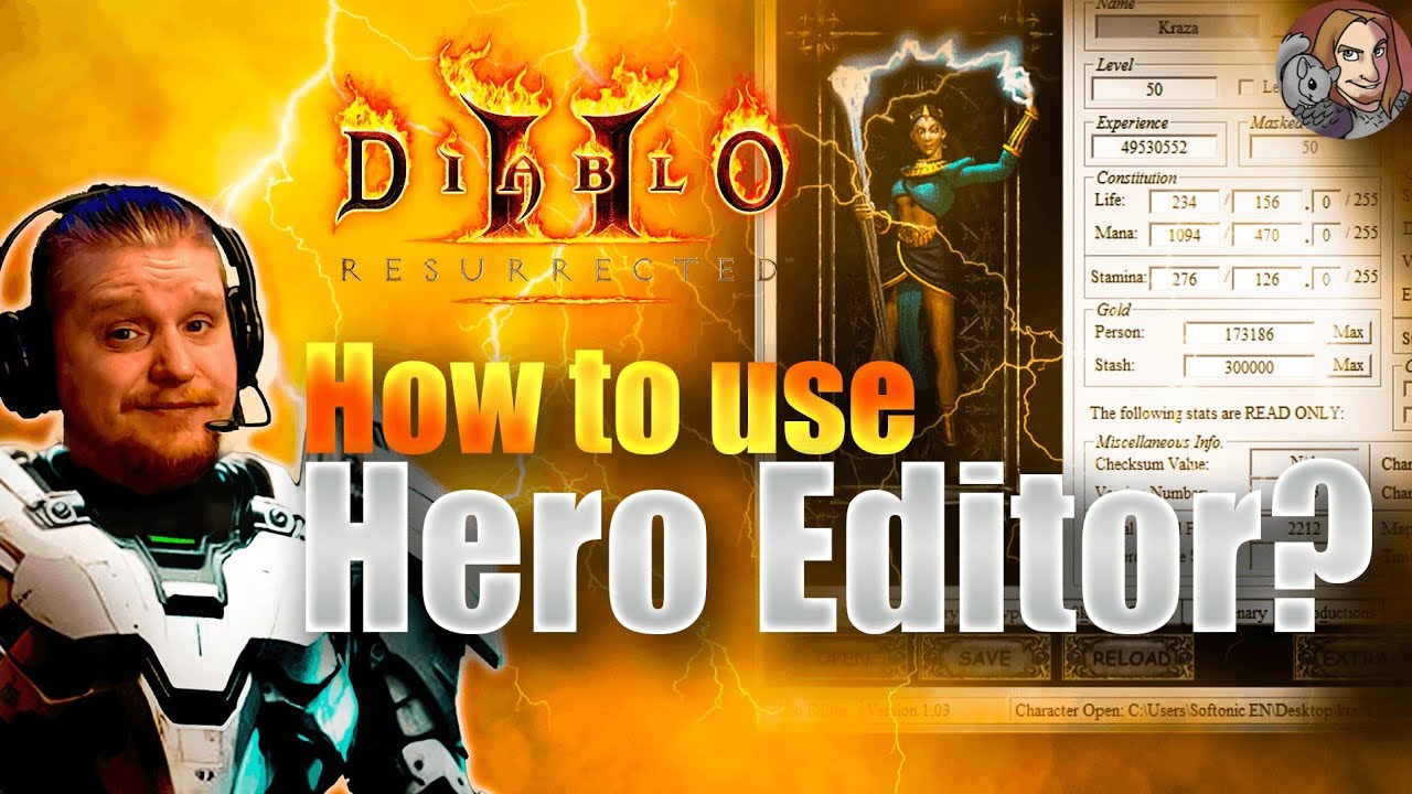 Diablo 2 Resurrected Hero Editor Upoivegan