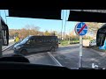 bus drive journey from krakow to auschwitz birkenau 4k hdr drive poland