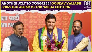 Lok Sabha Elections 2024 | Another jolt to Congress! Gourav Vallabh joins BJP