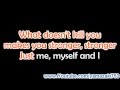 Kelly Clarkson - Stronger (What Doesn't Kill You) - Karaoke