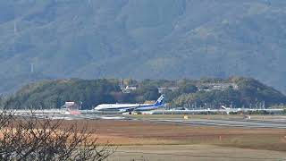 【航空機】高知空港 離陸 Airbus A320-271N(JA114A) Takeoff from KOCHI airport