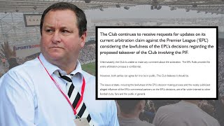 MIKE ASHLEY KEEPS THE PRESSURE ON THE PREMIER LEAGUE