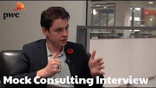 Consulting Case Interview with PwC Associate