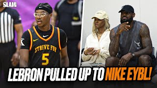 LeBron and Melo Pulled up to EYBL! 🚨 Bryce James, Kiyan Anthony, Tyran Stokes & MORE!