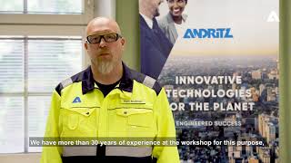 ANDRITZ Savonlinna Works’ new horizontal boring and milling machine (finnish with subtitles)