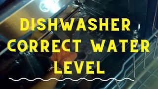 ✨ BOSCH Dishwasher- Correct WATER LEVEL - Easy Check ✨