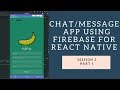 How to React-Native : Building Firebase Chat/Messaging App Part I - Login & Register Authentication