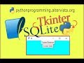 Python 'n Sqlite 3.1 - Menu window