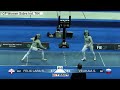 fie grand prix moscow 2016 women saber individual