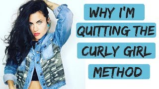 Why I stopped following the Curly Girl Method | Watch this first!