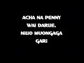 lyrics of diamond platnumz sikomi