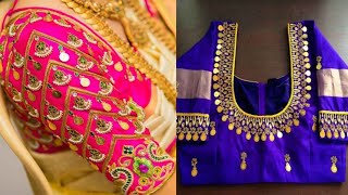 Latest Kasula work blouses for traditional look//maggam work kasula work designs for blouses