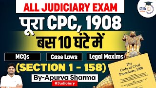 Complete CPC, 1908 in 1 Class | Civil Procedure Code, 1908 | StudyIQ Judiciary