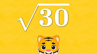 Square Root 30