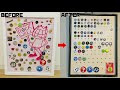 【再up・家具 2】収納diy！缶バッジを飾るコレクションボード作成【pinback button display】