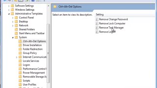 Disable Task Manager in Windows Group Policy