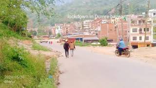 Lockdown in Nepal, Dumre bazaar