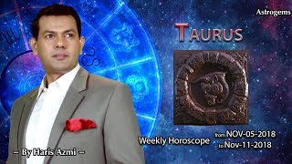 Taurus Weekly Horoscope from Monday 5th to Sunday 11th November 2018