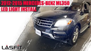 How to install H7 LED Headlight Bulbs on Mercedes Benz ML350 2012 2013 2014 2015