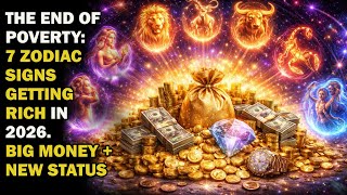 The End of Poverty: 7 Zodiac Signs Getting Rich in 2026. Big Money + New Status