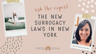 SURROGACY IS LEGAL IN NEW YORK! | The new laws with lawyer Jennifer Maas