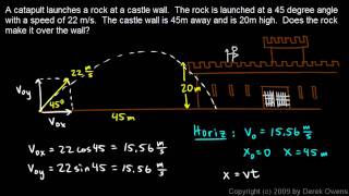 Physics 3.5.4e - Projectile Practice Problem 5