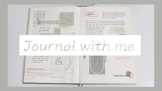 다이어리 꾸미기 / A5 다이어리에 작은 다꾸템들로 가득 채우기 / 감성빈티지 다꾸 / Journal with me