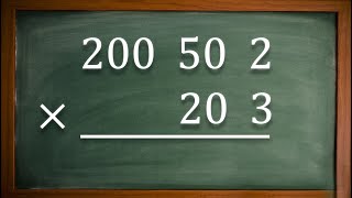 Multiplying numbers BEST column method - GCSE Maths