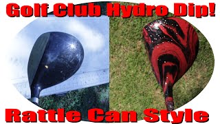 Rattle Can Hydro Dipping 3 Wood Golf Club