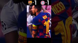 FC Barcelona VS Bayern Munich 2020 UEFA CL Quarter Final Highlights #youtube #shorts #football