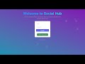 Social Hub - FullStack App with React, Django & Firebase.