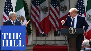 BREAKING: President Trump and Mexico's President Obrador deliver a joint statement