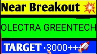 Olectra greentech share latest news, olectra greentech share latest news today, olectra greentech