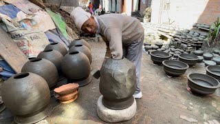 Nepali Ancient Pottery Town in Bhaktapur, Kathmandu🇳🇵