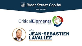 Critical Elements Lithium - CEO Jean-Sebastien Lavallee