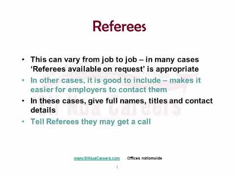 Referees In Cv – Serat