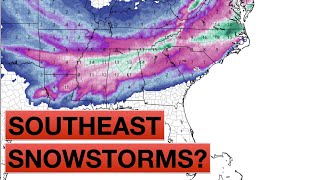 Multiple Snowstorms for the US Southeast?