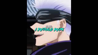 When Gojo Said "Nah I'd Win" his Famous Lines 💀🥶 | #jujutsukaisen #jjk #gojo #gojosatoru #anime