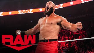 Braun Strowman makes a ferocious return: Raw, Sept. 5, 2022