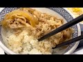 吉野家の豚丼　かなりあっさり！　　京都円町「吉野家」