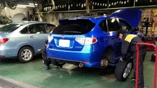 【実況車載動画】 スタッドレスタイヤ（５シーズン目）に交換してきました インプレッサ SUBARU IMPREZA