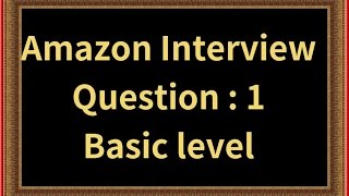 Amazon interview question | Replace space in a string | Basic