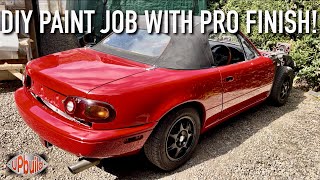 Mazda Mx5 | DIY PROFESSIONAL PAINT JOB | All The Tips and Tricks You Need to Know