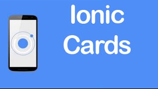 Ionic [CSS Components] - Cards