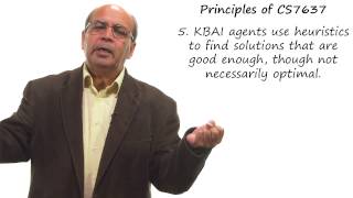 Principles of CS7637 - Georgia Tech - KBAI: Part1