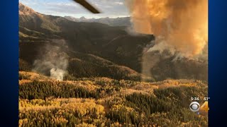 Western Colorado Wildfire: Wind Spreads Cow Creek Fire