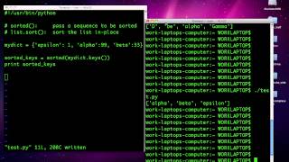 Python 16: Sorting